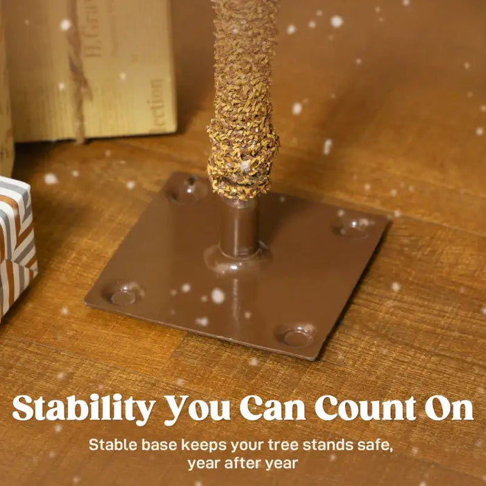 3-Piece Snow-Flocked Pencil Christmas Tree Set | 3ft, 4ft and 5ft Slim Trees HOMCOM - Little and Giant Explorers HOMCOM