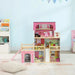 3 Storey Dolls House with 13 Pieces of Wooden Furniture and Accessories - Little and Giant Explorers AIYAPLAY