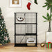 3-Tier Large Cat Cage – Black | Hammock, Ladders and Sky Window COSTWAY - Little and Giant Explorers Costway