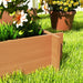 3-Tier Raised Garden Bed | Back Trellis and Three Planter Boxes - Little and Giant Explorers Outsunny