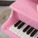 30 Keys Mini Kids Piano with Music Stand and Bench in Pink - Little and Giant Explorers HOMCOM