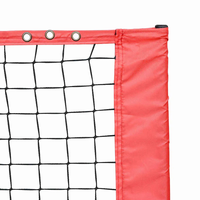 301cm Outdoor Tennis Net Set with Carry Bag - Black and Red | Polyester VIDAXL - Little and Giant Explorers vidaXL
