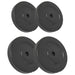 4 Cement Weight Plates 30kg - Little and Giant Explorers vidaXL