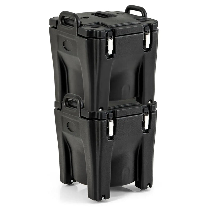 30L Insulated Food Carrier | Portable 3-Layer Hot and Cold Storage Box with Wheels COSTWAY - Little and Giant Explorers Costway