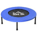 32" Mini Fitness Trampoline in Blue and Black - Little and Giant Explorers HOMCOM