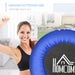 32" Mini Fitness Trampoline in Blue and Black - Little and Giant Explorers HOMCOM