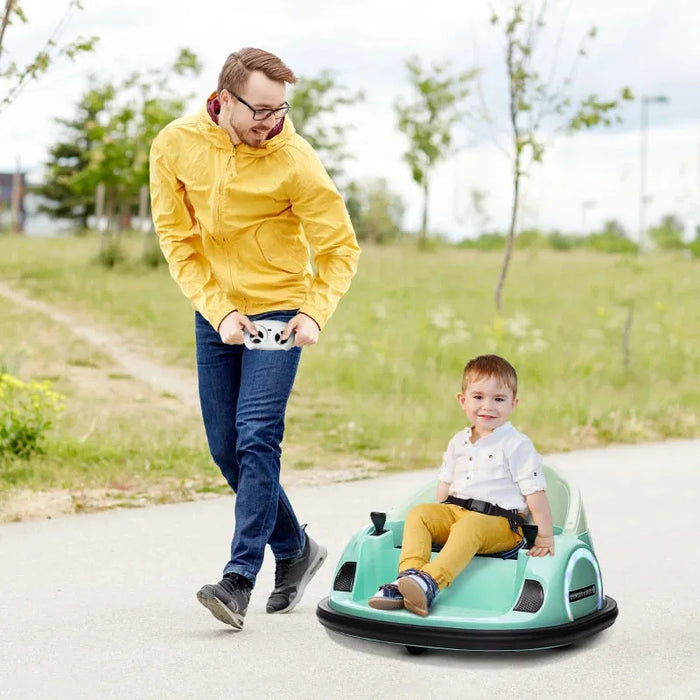 360° Rotation Kids Bumper Car in Green - Little and Giant Explorers AIYAPLAY