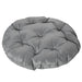 360° Swivel Rattan Moon Bowl Chair with Padded Cushion in Grey - Little and Giant Explorers Outsunny