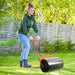 38L Steel Lawn Roller – Water or Sand Fill | 62kg Max Weight - U-Shaped Handle OUTSUNNY - Little and Giant Explorers Outsunny