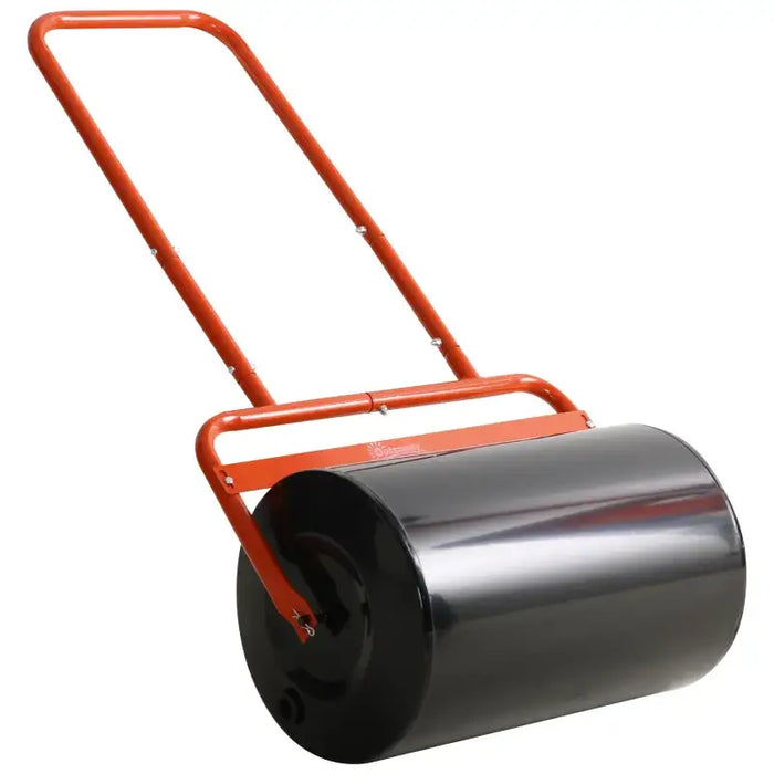 38L Steel Lawn Roller – Water or Sand Fill | 62kg Max Weight - U-Shaped Handle OUTSUNNY - Little and Giant Explorers Outsunny
