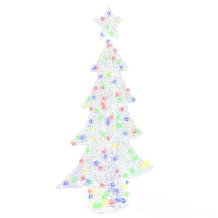 3D Acrylic Christmas Tree Decoration – Multicolour LED Lights | USB Powered VIDAXL - Little and Giant Explorers vidaXL