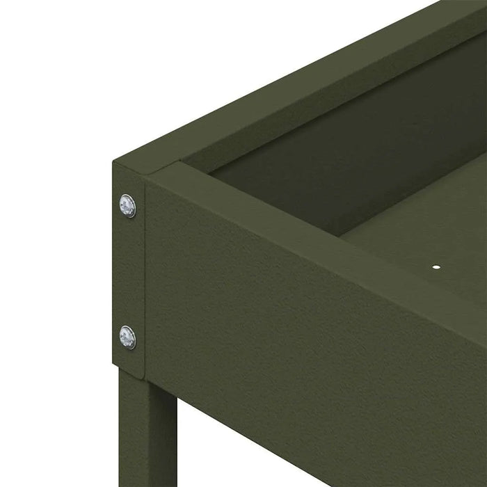3kg Large Chicken Feeder – Olive Green | Drainage Holes and Vegetable Nail Holders VIDAXL - Little and Giant Explorers