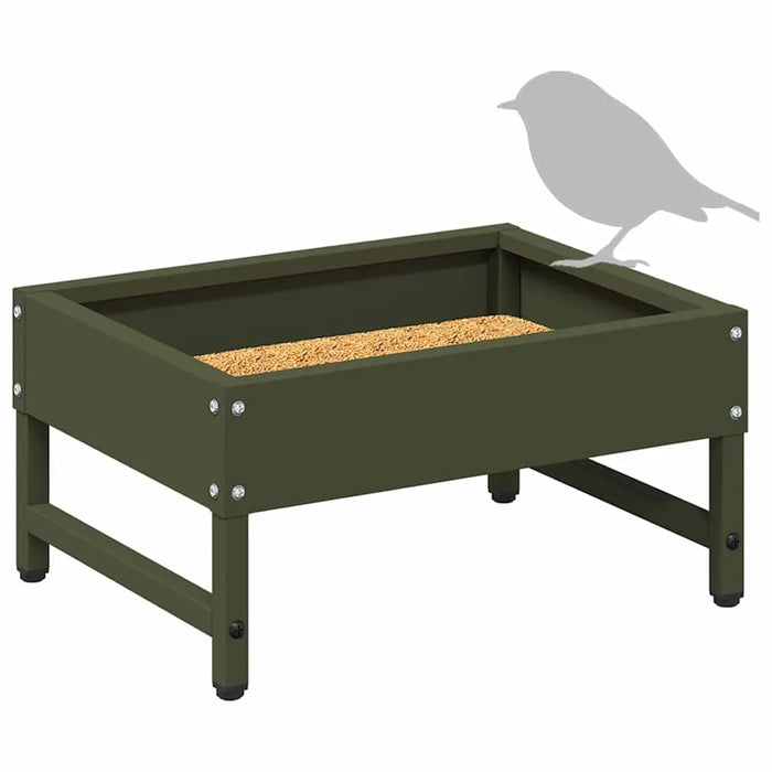 3kg Large Chicken Feeder – Olive Green | Drainage Holes and Vegetable Nail Holders VIDAXL - Little and Giant Explorers