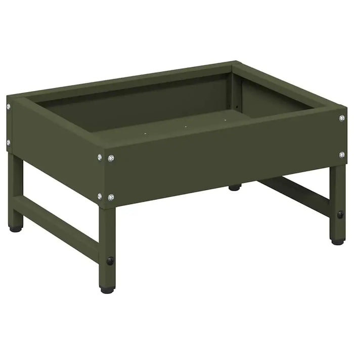 3kg Large Chicken Feeder – Olive Green | Drainage Holes and Vegetable Nail Holders VIDAXL - Little and Giant Explorers