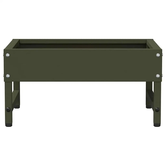 3kg Large Chicken Feeder – Olive Green | Drainage Holes and Vegetable Nail Holders VIDAXL - Little and Giant Explorers