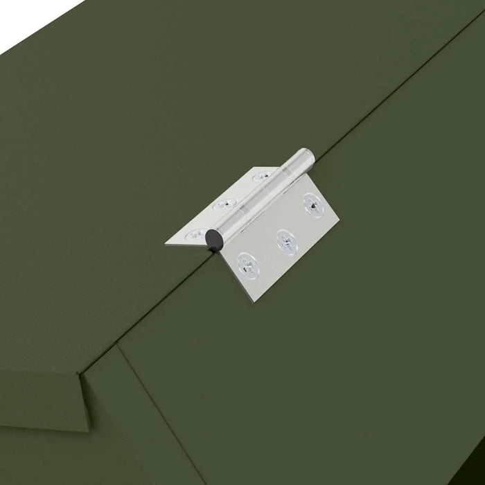 3kg Metal Rabbit Feeder – Olive Green | Cold-Rolled Steel Feeder with Drainage Holes VIDAXL - Little and Giant Explorers