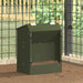 3kg Metal Rabbit Feeder – Olive Green | Cold-Rolled Steel Feeder with Drainage Holes VIDAXL - Little and Giant Explorers