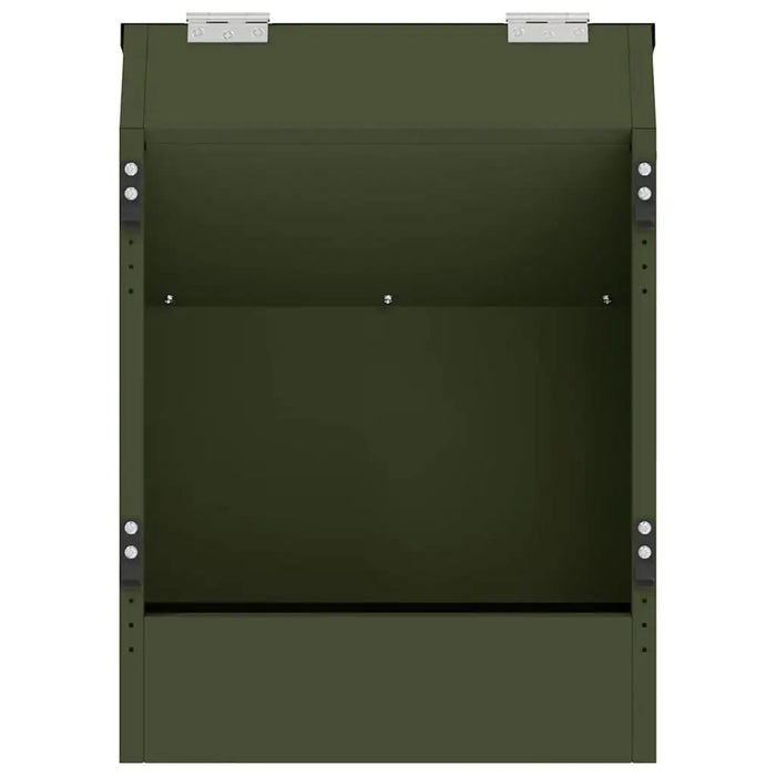 3kg Metal Rabbit Feeder – Olive Green | Cold-Rolled Steel Feeder with Drainage Holes VIDAXL - Little and Giant Explorers