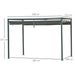 Metal Outdoor Pergola with Retractable Roof in Grey (3 x 2m) - Little and Giant Explorers Outsunny