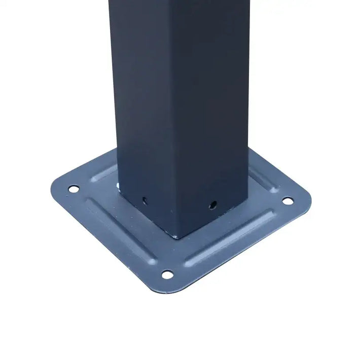 3x3m Metal Grid-Top Pergola – Freestanding Garden Frame for Climbing Plants and Hanging Baskets | OUTSUNNY - Little and Giant Explorers Outsunny