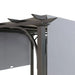 3x3m Sliding Pergola – Grey and Black | Metal Garden Shelter - Retractable Canopy OUTSUNNY - Little and Giant Explorers Outsunny