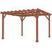 Wooden Pergola Kit with Stable Structure for Climbing Vines - Little and Giant Explorers Outsunny