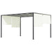 Outdoor Garden Pergola in Cream White (3 x 4m) - Little and Giant Explorers Outsunny