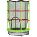 Kids Trampoline with Safety Net | Spring-Free Bungee Design - Little and Giant Explorers HOMCOM