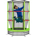 Kids Trampoline with Safety Net | Spring-Free Bungee Design - Little and Giant Explorers HOMCOM