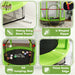 Kids Trampoline with Safety Net | Spring-Free Bungee Design - Little and Giant Explorers HOMCOM