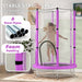4.6FT Kids Trampoline with Safety Net | Purple with 360° Net - Little and Giant Explorers AIYAPLAY