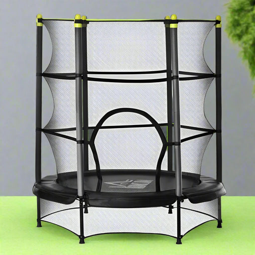 5.2FT Kids Trampoline with Safety Enclosure and Springless Design Ø140cm - Little and Giant Explorers HOMCOM