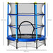 5.2FT Kids Trampoline with Safety Enclosure and Springless Design Ø140cm - Little and Giant Explorers HOMCOM