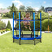 5.2FT Kids Trampoline with Safety Enclosure and Springless Design Ø140cm - Little and Giant Explorers HOMCOM