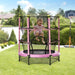 5.2FT Kids Trampoline with Safety Enclosure and Springless Design Ø140cm - Little and Giant Explorers HOMCOM