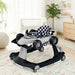 4-in-1 Race-Car Baby Walker with Adjustable Height and Speed - Little and Giant Explorers Costway