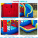 4-in-1 Bounce Castle with Slide, Water Pool or Ball Pit, Trampoline and Climbing Wall with Blower - Little and Giant Explorers Outsunny