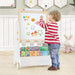 4-in-1 Kids Art Easel and Activity Table - White | Magnetic Whiteboard, Blackboard and Stool COSTWAY - Little and Giant Explorers Costway