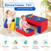 4-in-1 Kids Multi-functional Combination Sofa Set - Multicolour | Sofa, Bed, Table and Chair COSTWAY - Little and Giant Explorers Costway