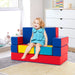 4-in-1 Kids Multi-functional Combination Sofa Set - Multicolour | Sofa, Bed, Table and Chair COSTWAY - Little and Giant Explorers Costway