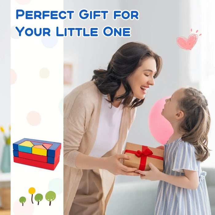 4-in-1 Kids Multi-functional Combination Sofa Set - Multicolour | Sofa, Bed, Table and Chair COSTWAY - Little and Giant Explorers Costway