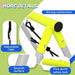 Kids swing and climbing set details with adjustable rope, strong connection, smooth surface, five-point safety belt