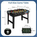 4-in-1 Multi Game Table – Black | Foosball, Hockey, Billiards and Table Tennis COSTWAY - Little and Giant Explorers Costway