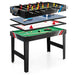 4-in-1 Multi Game Table – Black | Foosball, Hockey, Billiards and Table Tennis COSTWAY - Little and Giant Explorers Costway