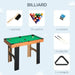 4-In-1 Multi Games Table | Hockey, Foosball, Billiards and Pool - Little and Giant Explorers HOMCOM