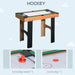 4-In-1 Multi Games Table | Hockey, Foosball, Billiards and Pool - Little and Giant Explorers HOMCOM