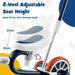 4-in-1 training balance trike with adjustable seat and push handle, navy, 2 seat heights