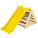 4-in-1 Wooden Triangle Climber Set - Multicolour | Montessori Play Gym COSTWAY - Little and Giant Explorers Costway