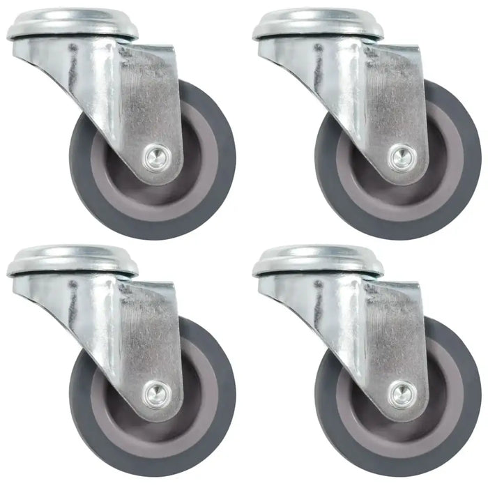 4 Bolt Hole Swivel Casters 50mm - Little and Giant Explorers vidaXL