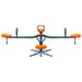 4-Seater 360° Rotation Steel Seesaw - Little and Giant Explorers vidaXL